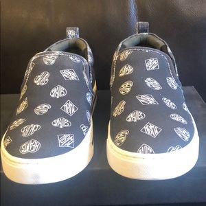 Marc by Marc Jacobs black canvas shoes